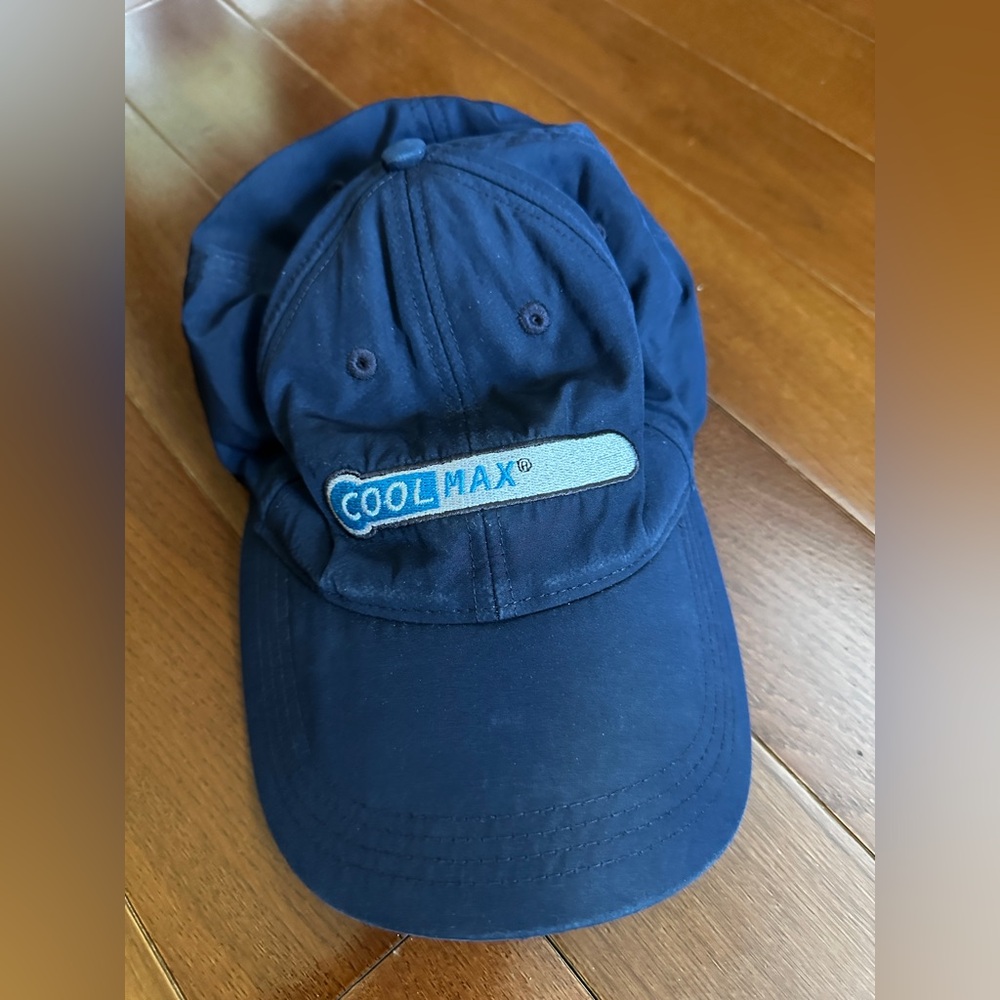 CoolMax navy blue baseball cap